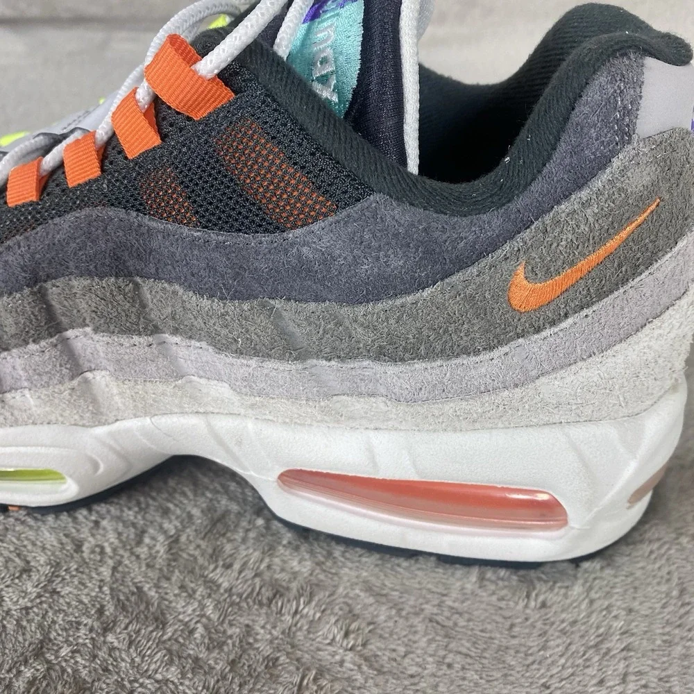 Nike Air Max 95 Big Bubble OG Greedy Men Shoes Size 11 Gray Suede IU2636-300 NEW